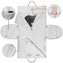 Spread out Chic folding suit carrier with hangar